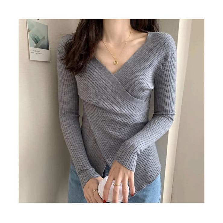 Vネック チュニックニット レディース | ミスウェディー | 詳細画像9 