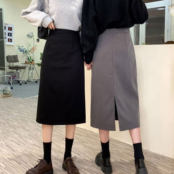 ロングスカート バックスリット入りスカート | ミスウェディー | 詳細画像1 