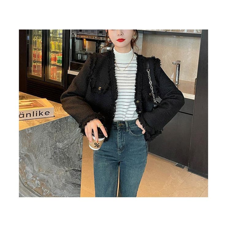 裏起毛 ハイネック リブニット | ミスウェディー | 詳細画像7 