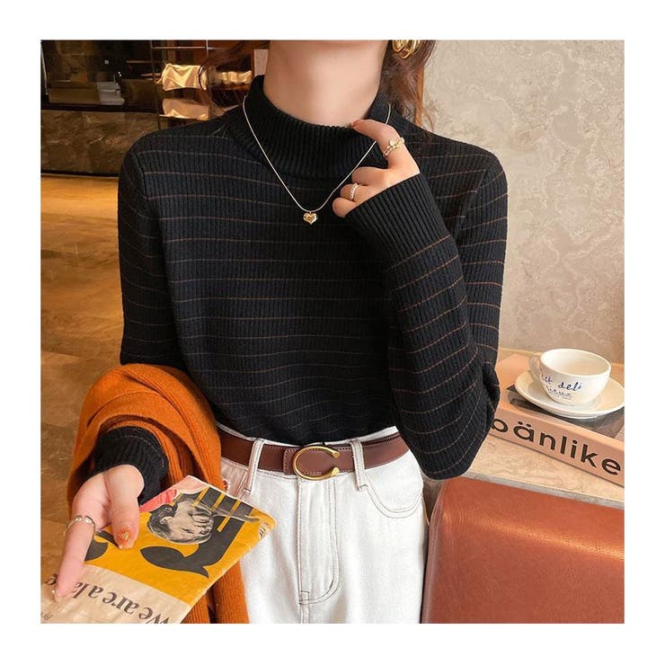 裏起毛 ハイネック リブニット | ミスウェディー | 詳細画像11 