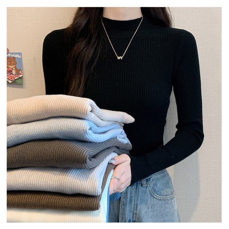 ハイネック リブニット レディース | ミスウェディー | 詳細画像9 