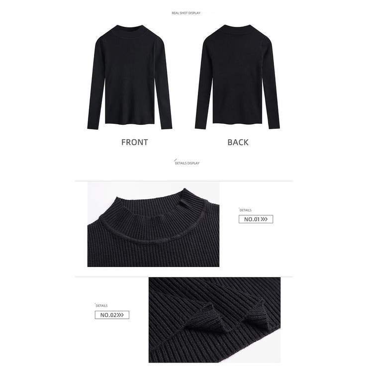 ハイネック リブニット レディース | ミスウェディー | 詳細画像20 