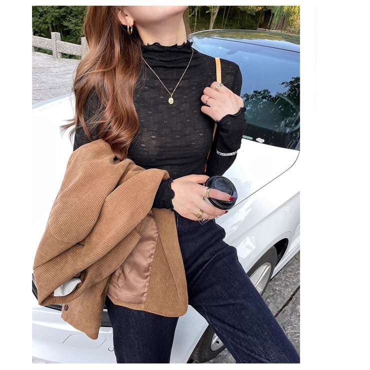 レーストップス 透け感 フリル UV | ミスウェディー | 詳細画像7 