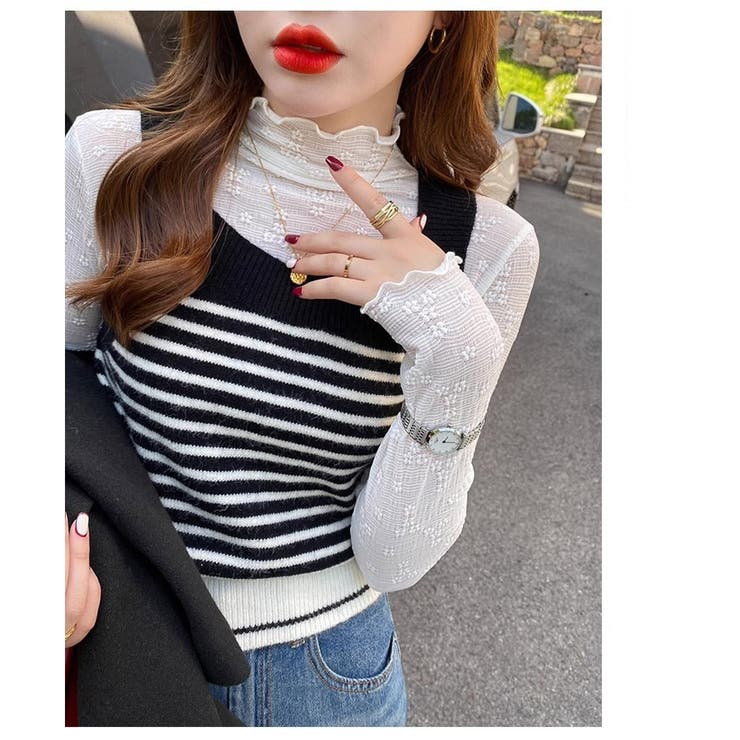 レーストップス 透け感 フリル UV | ミスウェディー | 詳細画像6 