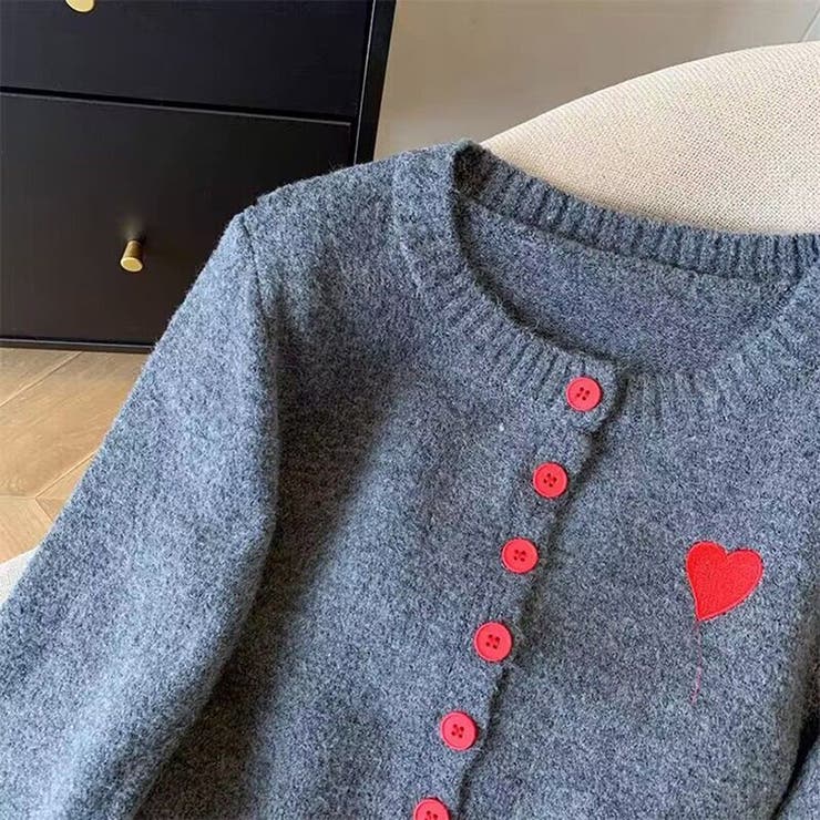 配色ニット レディース ニットカーディガン | ミスウェディー | 詳細画像7 