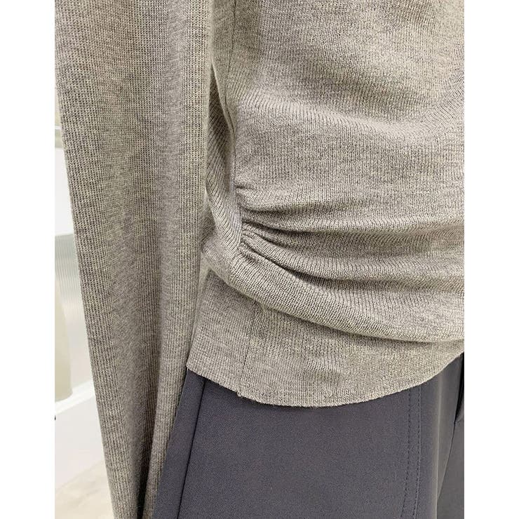 カットソー ニットドレープネック トップス | ミスウェディー | 詳細画像18 