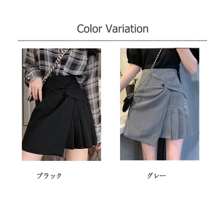 プリーツスカートミニスカート キュロット韓国[品番