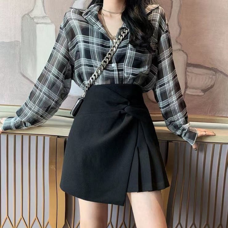 プリーツスカートミニスカート キュロット韓国 スカート | ミスウェディー | 詳細画像6 