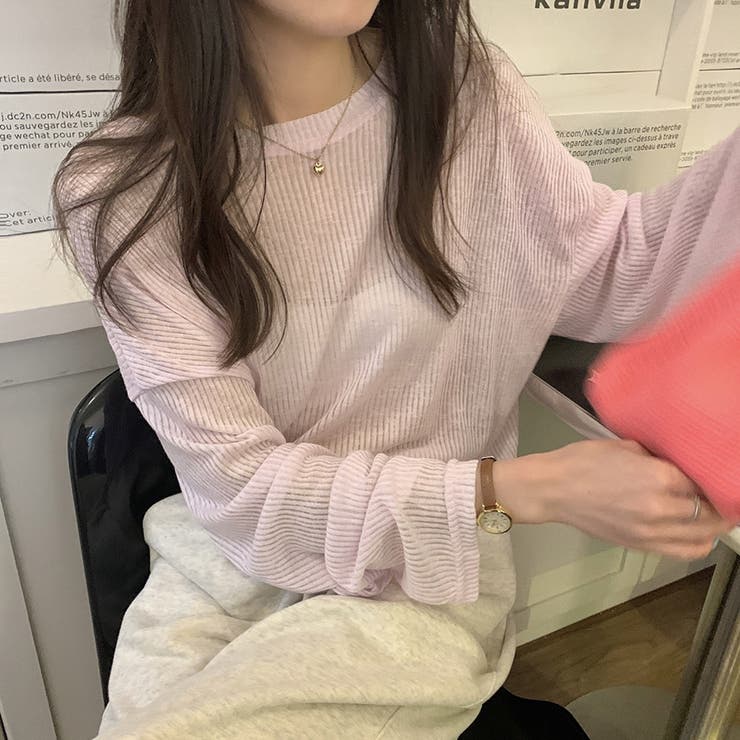 ロンT レイヤード シアー | ミスウェディー | 詳細画像13 