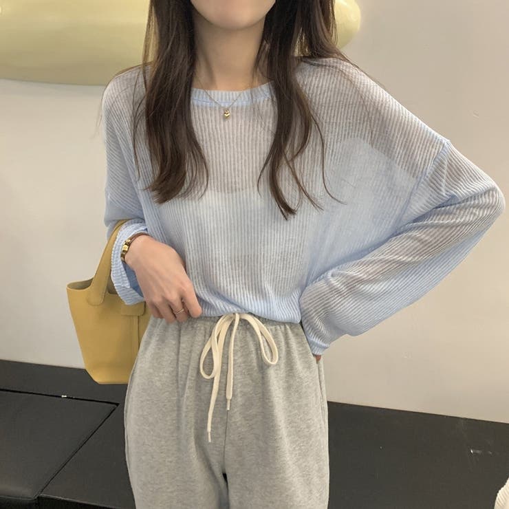 ロンT レイヤード シアー | ミスウェディー | 詳細画像6 