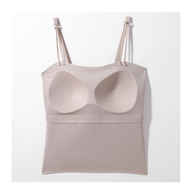 ダブルストラップ カップ付きキャミソール キャミ | ミスウェディー | 詳細画像6 