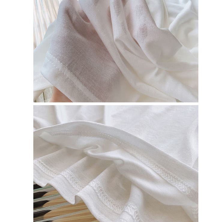 シアートップス シアーインナー クールネック | ミスウェディー | 詳細画像15 