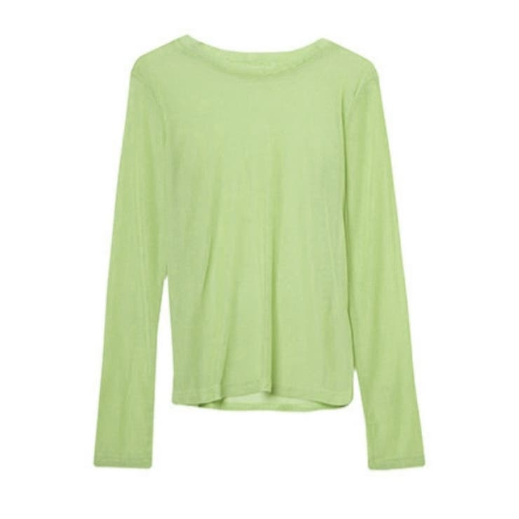 グリーン | シアートップス シアーインナー クールネック | ミスウェディー