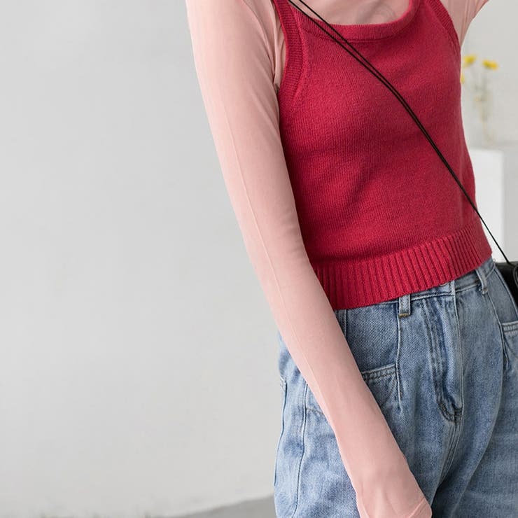 シアートップス シアーインナー クールネック | ミスウェディー | 詳細画像6 