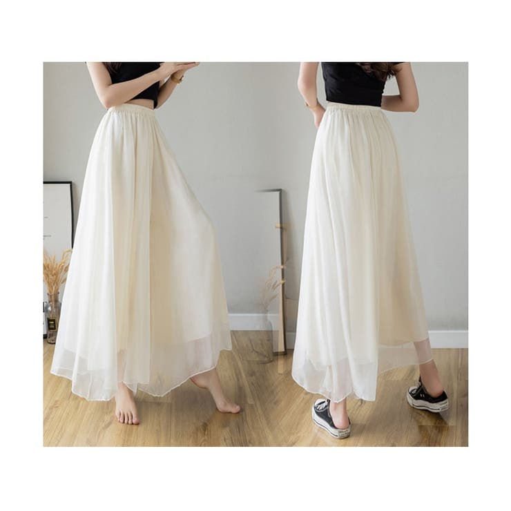 ワイドパンツ ガウチョパンツ レディース[品番：TKYW0000312