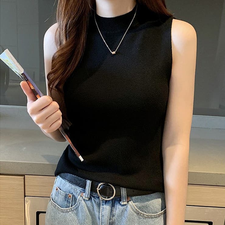 ニットタンクトップ ノースリーブ レディース | ミスウェディー | 詳細画像18 