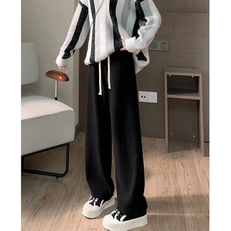 ワイドパンツ ストレートパンツ 春秋 | ミスウェディー | 詳細画像12