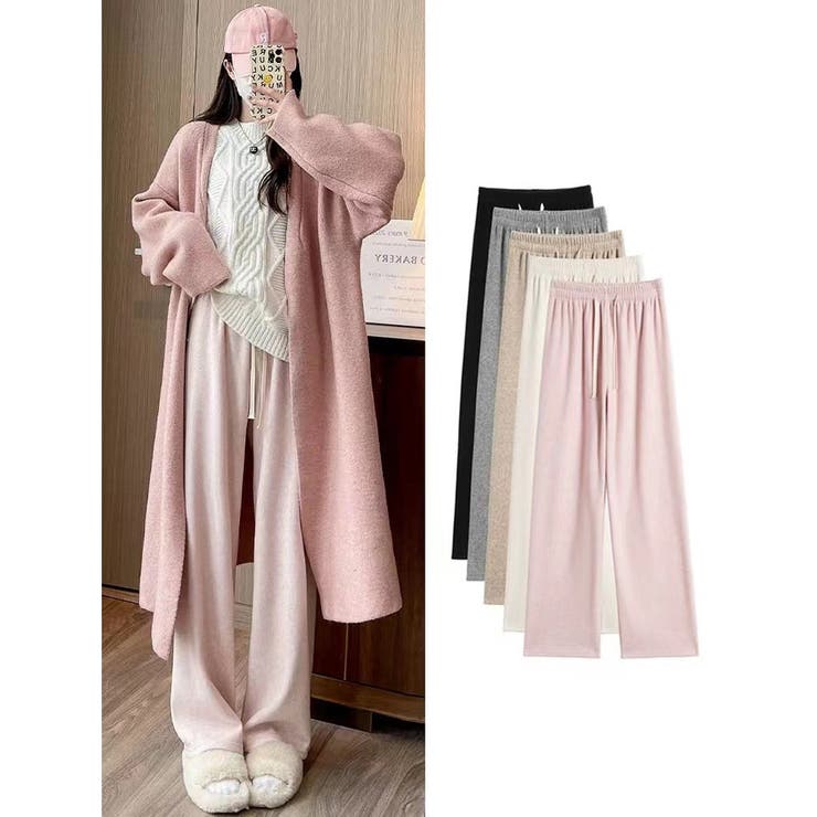 ワイドパンツ ストレートパンツ 春秋 | ミスウェディー | 詳細画像1