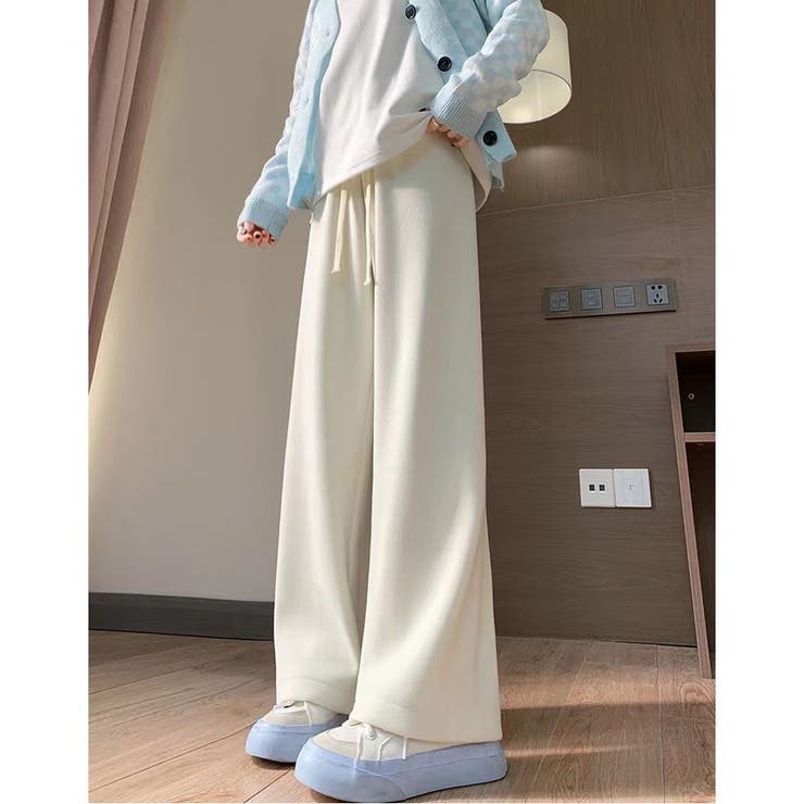 ワイドパンツ ストレートパンツ 春秋 | ミスウェディー | 詳細画像17