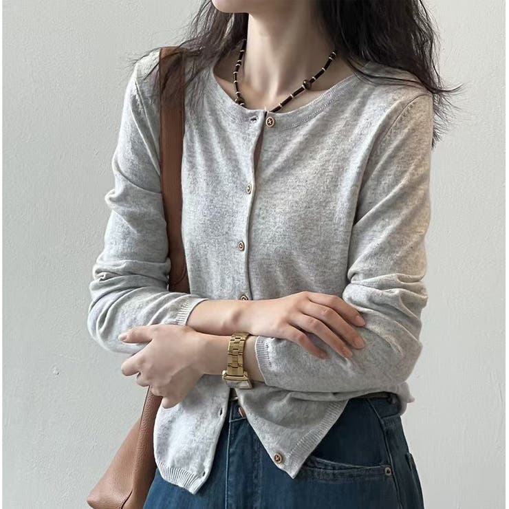 ボーダーニットカーディガン レディース 秋新作 | ミスウェディー | 詳細画像16