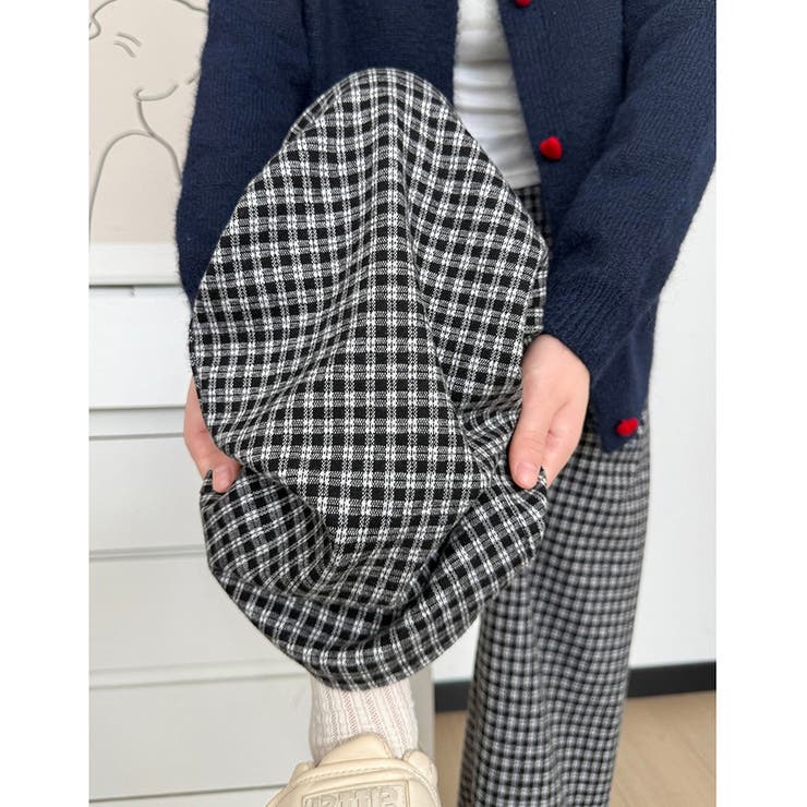 チェック柄 ワイドパンツ レディース | ミスウェディー | 詳細画像17