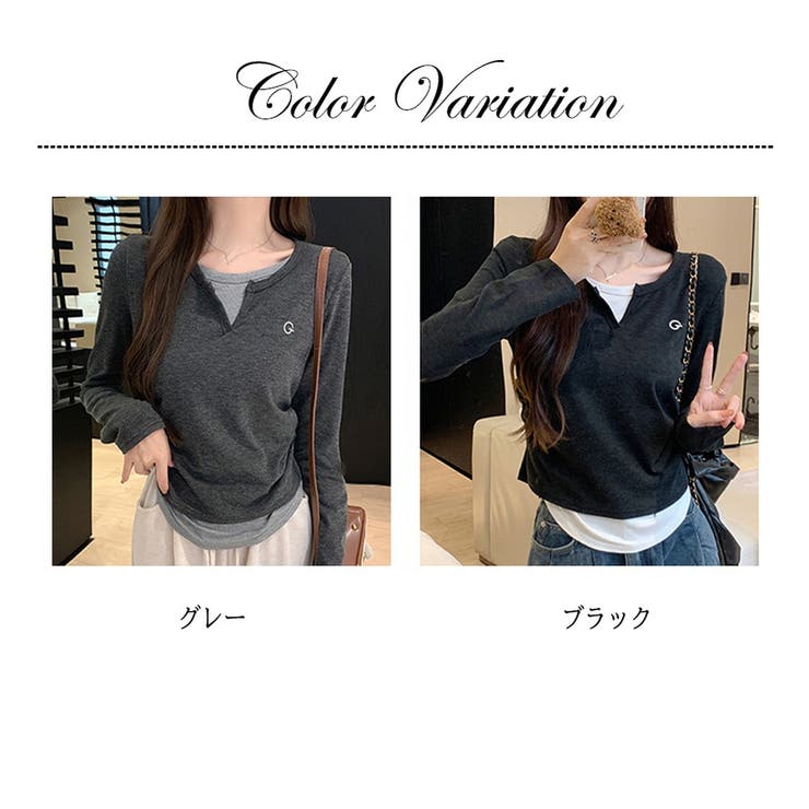 長袖 Tシャツ 裏起毛 | ミスウェディー | 詳細画像1 