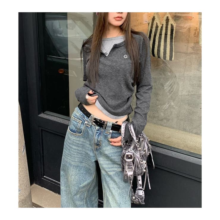 長袖 Tシャツ 裏起毛 | ミスウェディー | 詳細画像2 