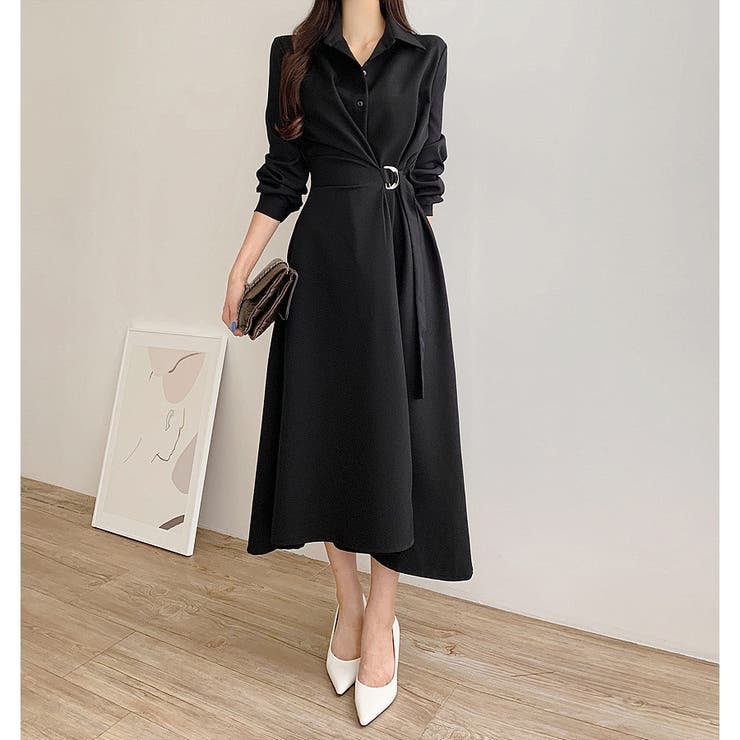 シャツワンピース ロングワンピース ワンピース | ミスウェディー | 詳細画像12 