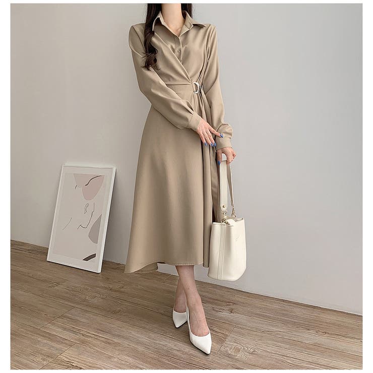 シャツワンピース ロングワンピース ワンピース | ミスウェディー | 詳細画像3 