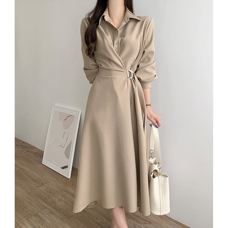 シャツワンピース ロングワンピース ワンピース | ミスウェディー | 詳細画像4 