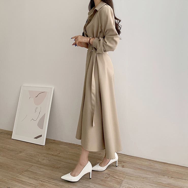 シャツワンピース ロングワンピース ワンピース | ミスウェディー | 詳細画像5 