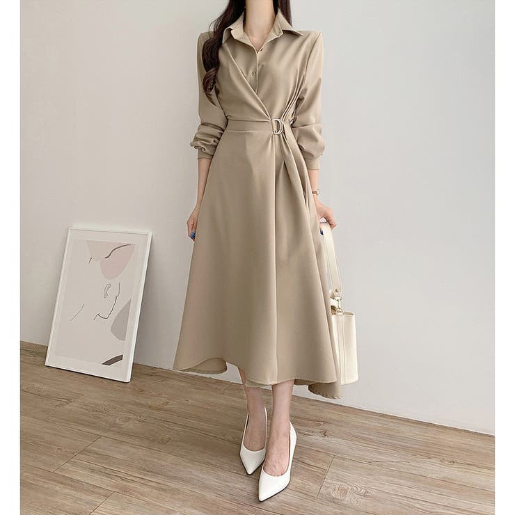 シャツワンピース ロングワンピース ワンピース | ミスウェディー | 詳細画像7 