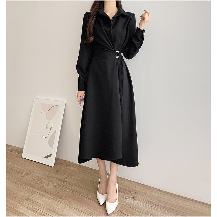 シャツワンピース ロングワンピース ワンピース | ミスウェディー | 詳細画像8 