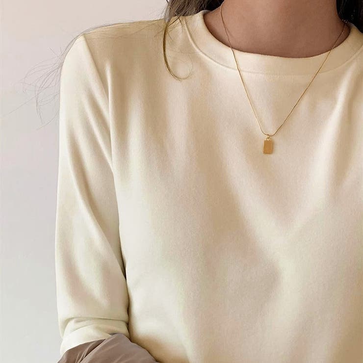 裏起毛 長袖カットソー トップス | ミスウェディー | 詳細画像12 