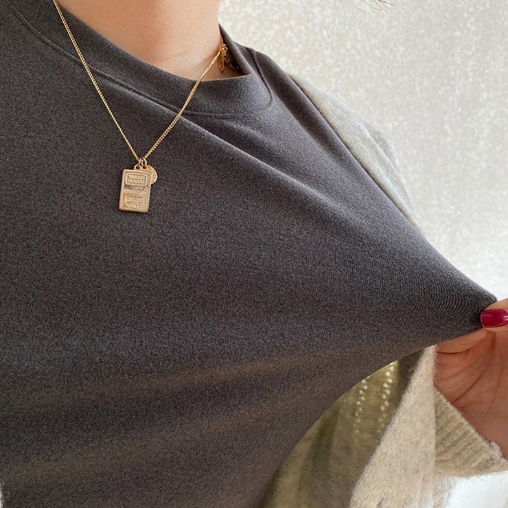 裏起毛 長袖カットソー トップス | ミスウェディー | 詳細画像17 