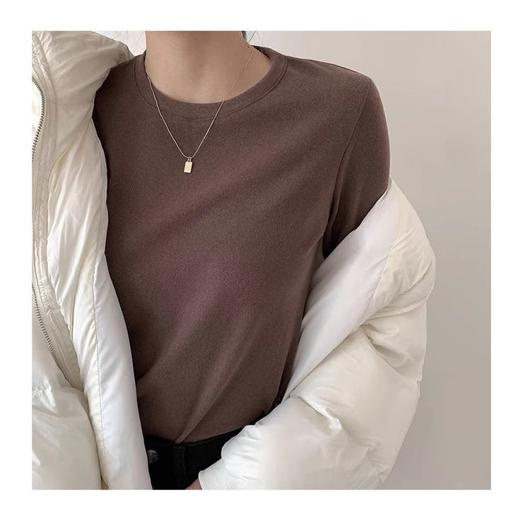 裏起毛 長袖カットソー トップス | ミスウェディー | 詳細画像8 