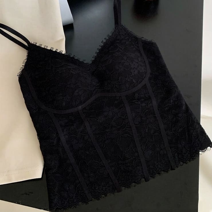 レースキャミソール レディース カップ付き | misweddy | 詳細画像13 