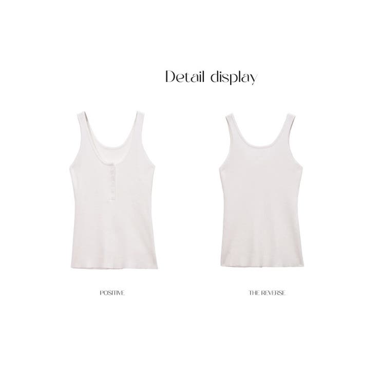 リブニットキャミソール レディース タンクトップ | misweddy | 詳細画像18 