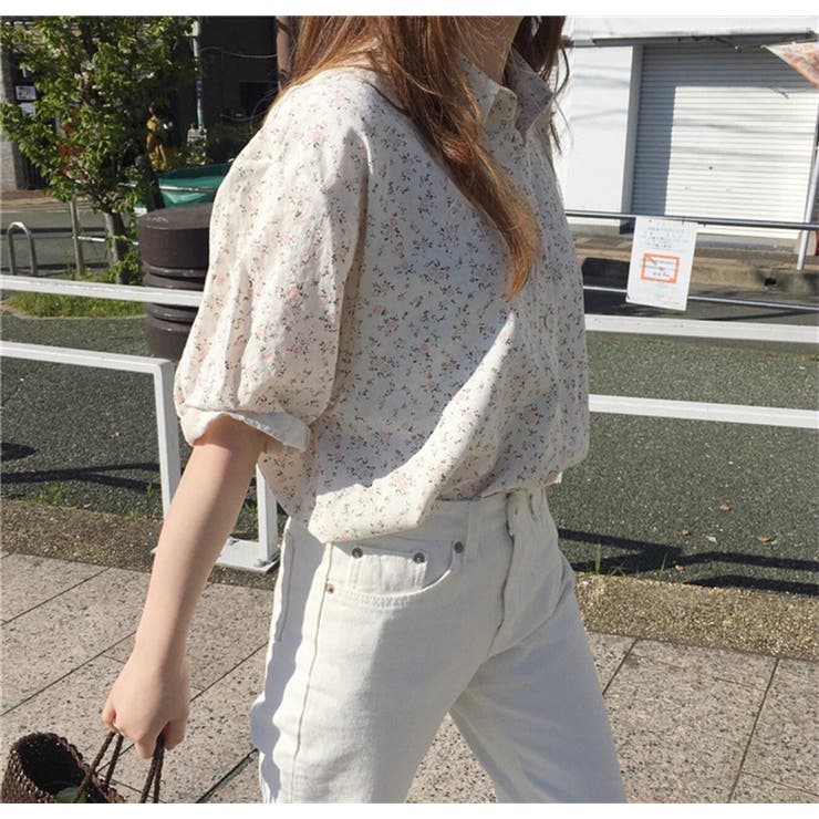 小花柄ブラウス 襟付き レディース | misweddy | 詳細画像11 