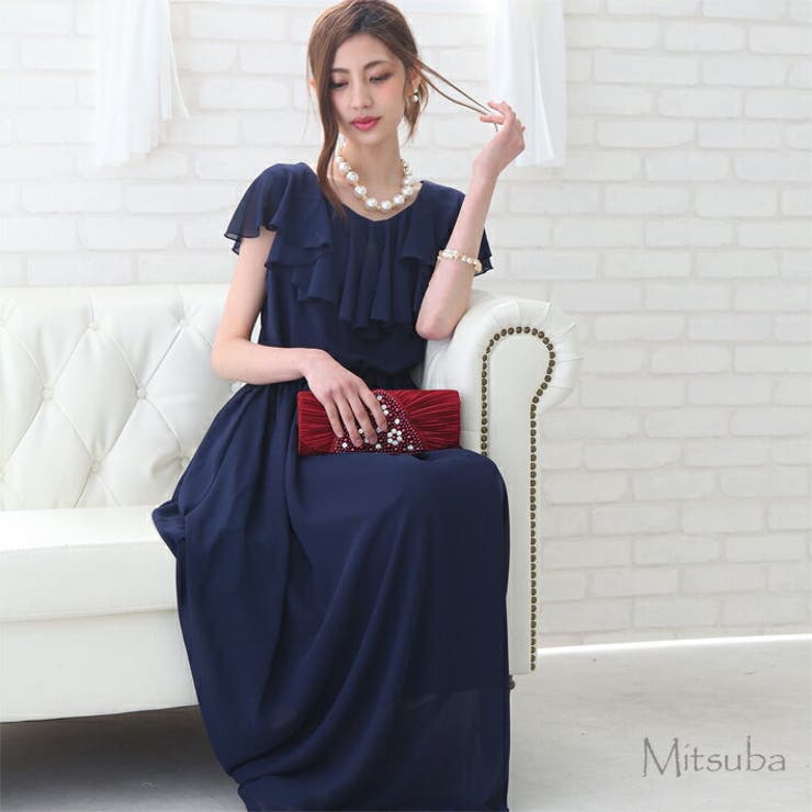 ベルト付きドッキングワンピース★ドレスパーティドレスワンピースパーティードレス結婚式披露宴二次会女子会謝恩会発表会演奏会フォーマル激安