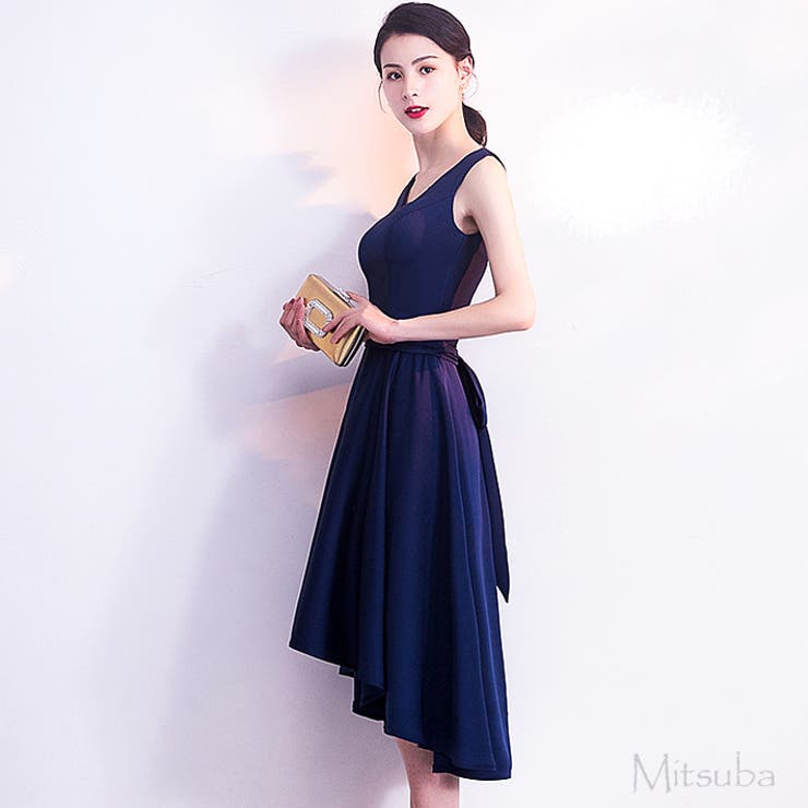 アンブレラスリーブのシフォンロングドレス★ドレスパーティドレスワンピースパーティードレス結婚式披露宴二次会女子会謝恩会発表会演奏会フォーマル大きい激安