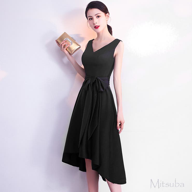 アンブレラスリーブのシフォンロングドレス★ドレスパーティドレスワンピースパーティードレス結婚式披露宴二次会女子会謝恩会発表会演奏会フォーマル大きい激安