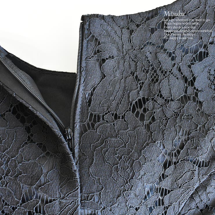 クラシカルブラックロングドレス ドレス パーティドレス | みつば | 詳細画像15 