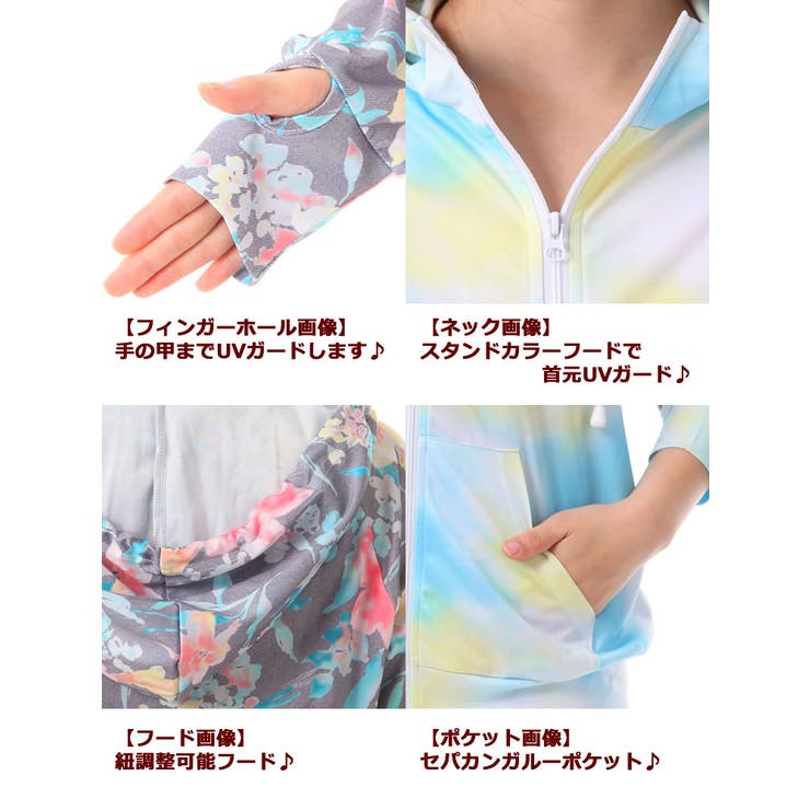 ラッシュガード レディース 長袖[品番：AQFW0000114]｜水着