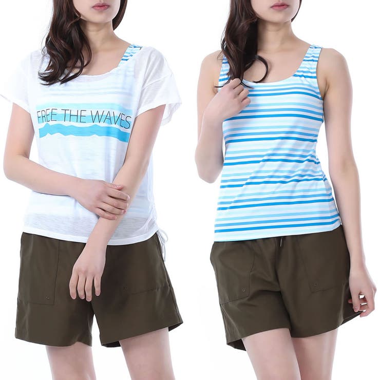 水着 体型カバー タンキニ 品番 Aqfw 水着ショップ アクアフェアリー ミズギショップアクアフェアリー のレディースファッション通販 Shoplist ショップリスト