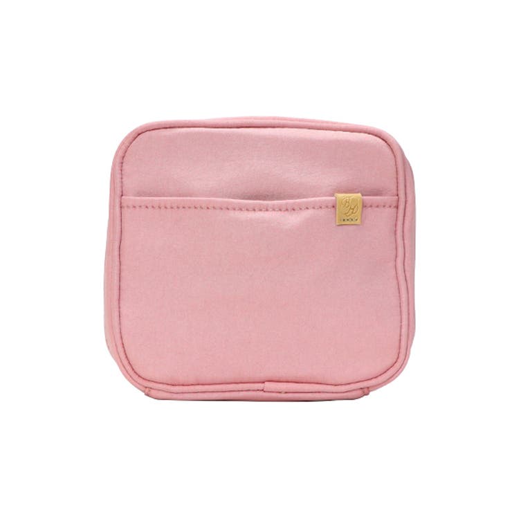 ピンク | 収納上手 スクエア型 シンプル化粧ポーチ | UNITED BASE