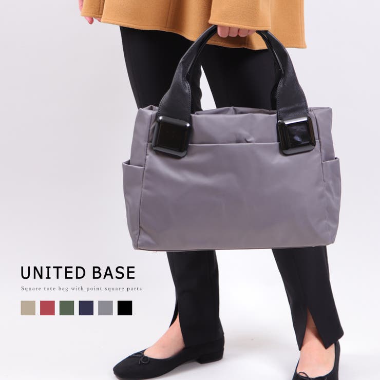 ポイントスクエアパーツ トートバッグ | UNITED BASE | 詳細画像1 