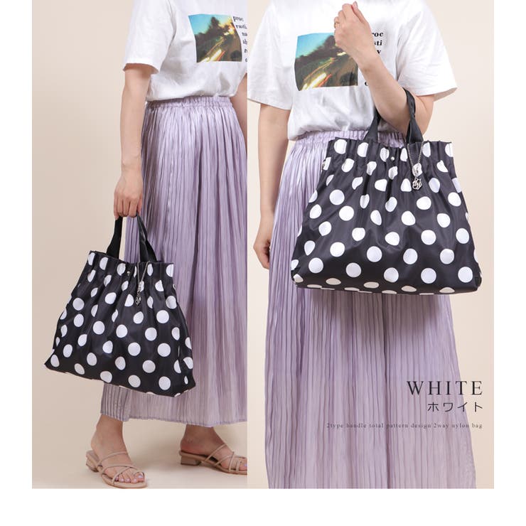 2タイプハンドル 総柄 2wayナイロンバッグ | UNITED BASE | 詳細画像9 