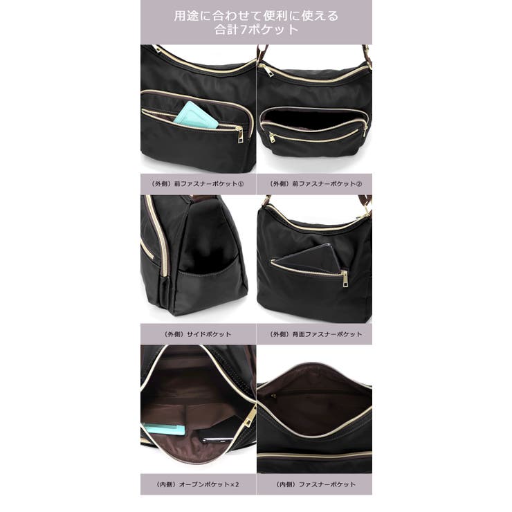 大容量 ナイロンバッグ ショルダーバッグ | UNITED BASE | 詳細画像4 