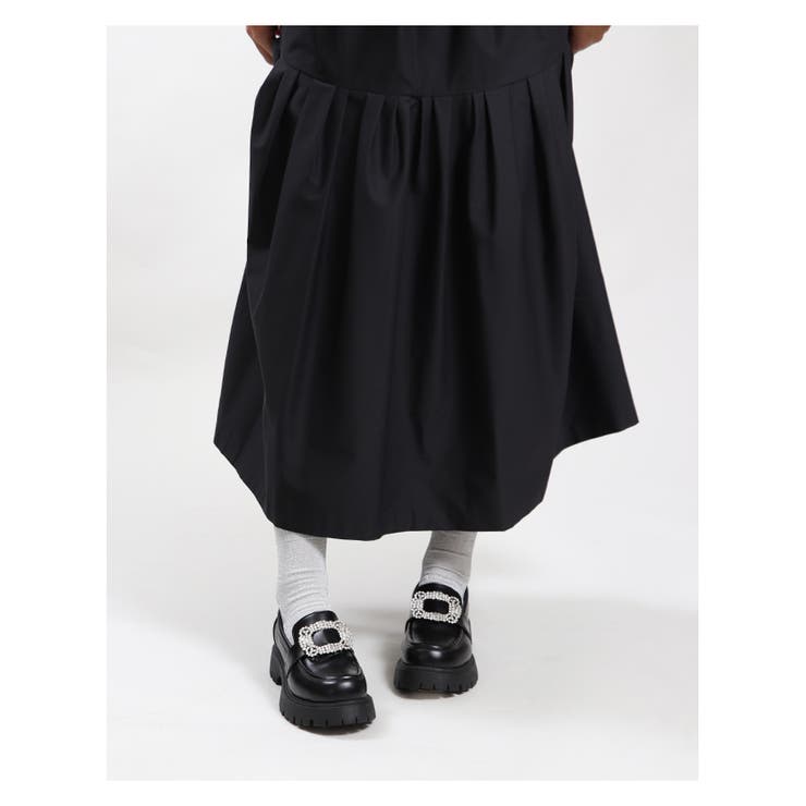 厚底 タンクソール ビジューローファー レディース 黒 ブラック かわいい | UNITED BASE | 詳細画像11 